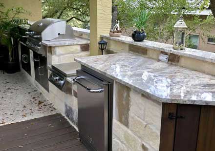 Azure Pool And Deck Design Swimming, Outdoor Kitchen Builders San Antonio