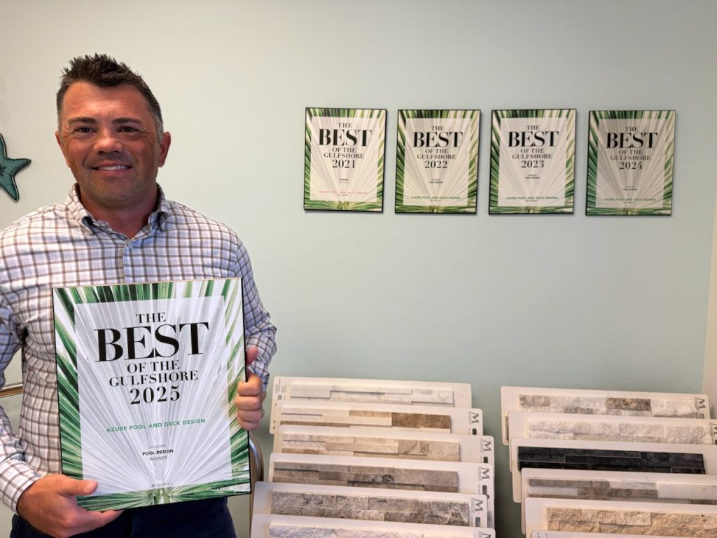 Azure Pool & Deck Design voted Southwest Florida's Top Pool Designer